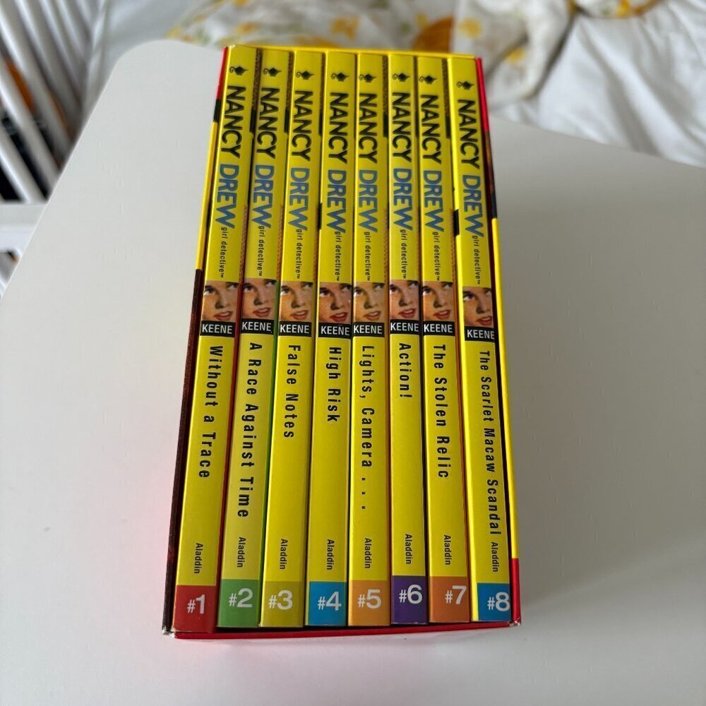 Nancy Drew Book Set 1-8  Soft Cover, Kids Books, Mystery Series